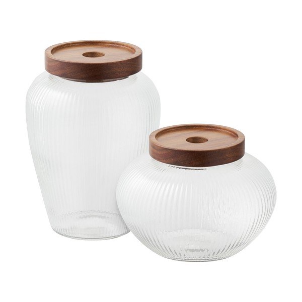 Set di contenitori per alimenti in vetro 2 pz Maya – House Nordic