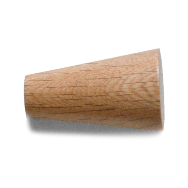 Set di 2 ganci in legno di quercia Mezza Slimline - Wireworks-image-2