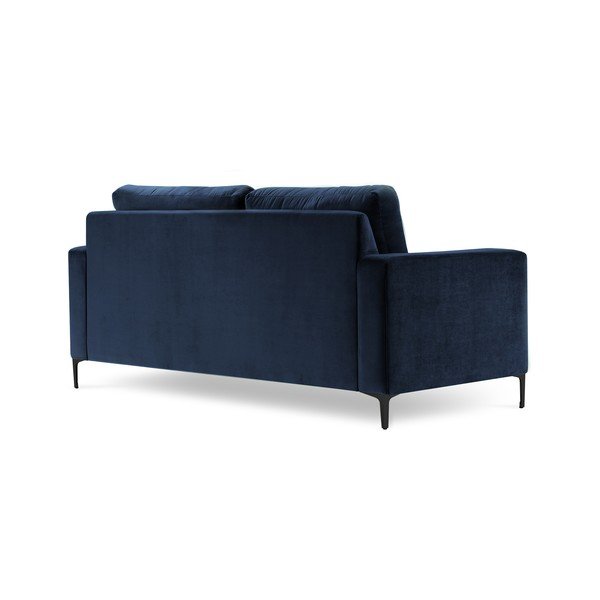 Divano in velluto blu navy, 158 cm Harmony - Kooko Home-image-3
