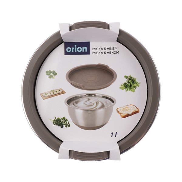 Ciotola argentata in acciaio inox ø 16 cm Beige – Orion-image-3