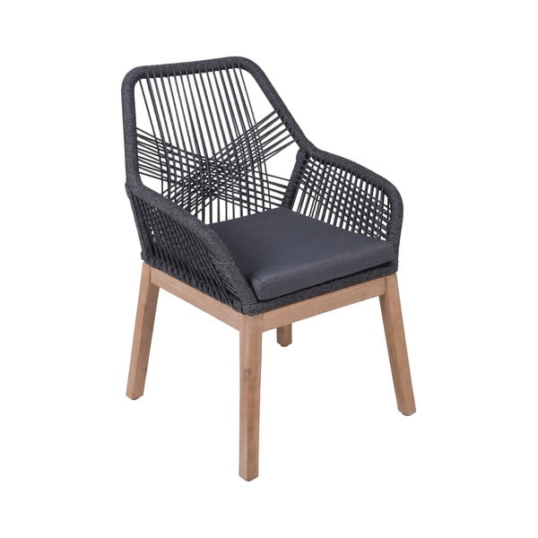 Sedia da giardino in legno grigio Pomona - Garden Pleasure