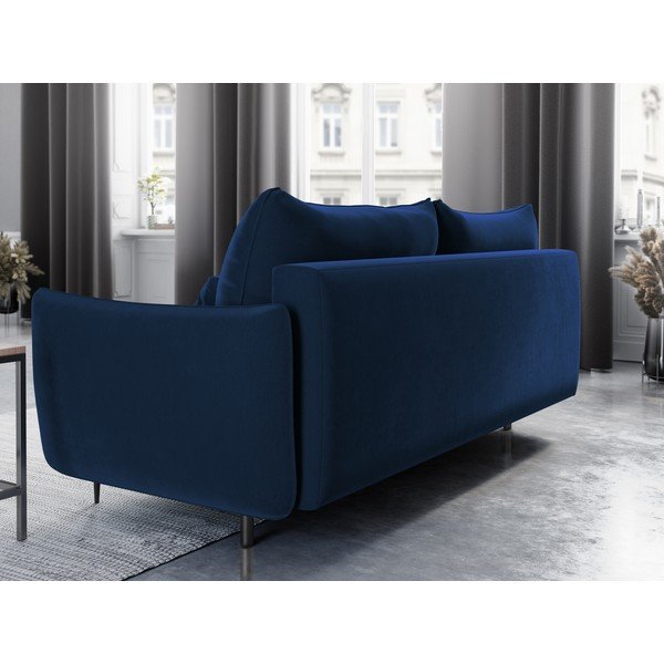 Divano letto blu scuro con contenitore Vermont - Cosmopolitan Design-image-2