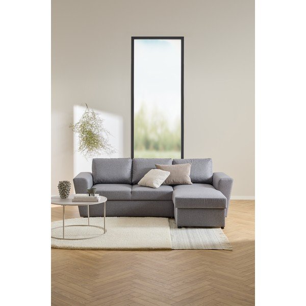 Tavolino da salotto rotondo grigio in acciaio ø 80 cm Seaford – Actona-image-3