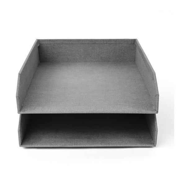 Organizer in cartone per documenti in set da 2 Hakan - Bigso Box of Sweden-image-3