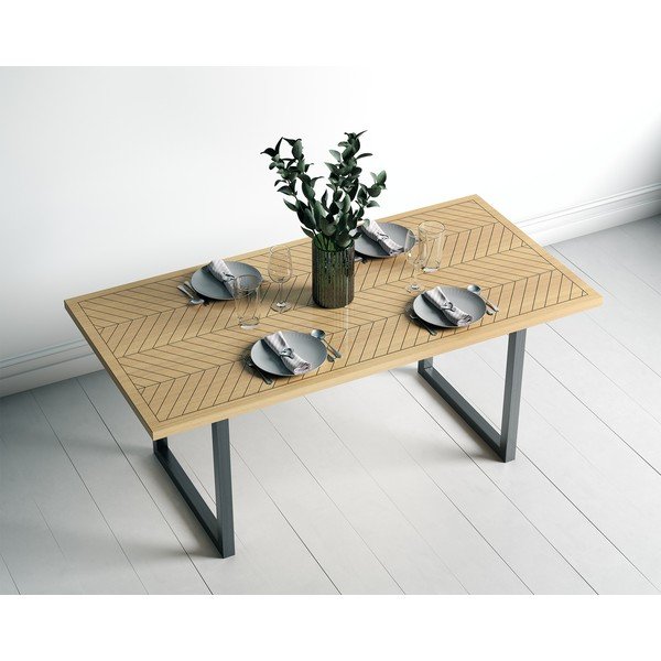 Tavolo da pranzo Camden Camden Herringbone - Woodman-image-1