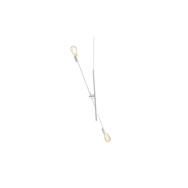 Lampada a sospensione bianca per 2 lampadine Modulo personalizzato Twigo - CustomForm