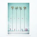 Poster , 30 x 40 cm Miami - Travelposter