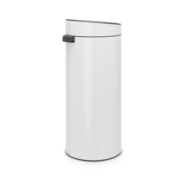 Bidone per rifiuti in acciaio bianco touch 30 l Touch Bin - Brabantia-image-3