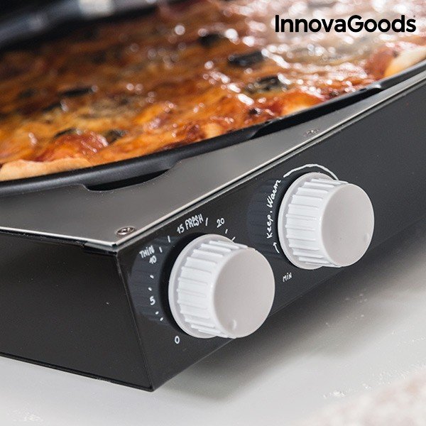 Elektrický box na pizzu s kuchařkou InnovaGoods, výkon 1200W-image-4