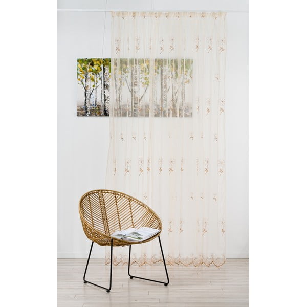 Tenda sottile beige 140x245 cm Edith – Mendola Fabrics-image-1