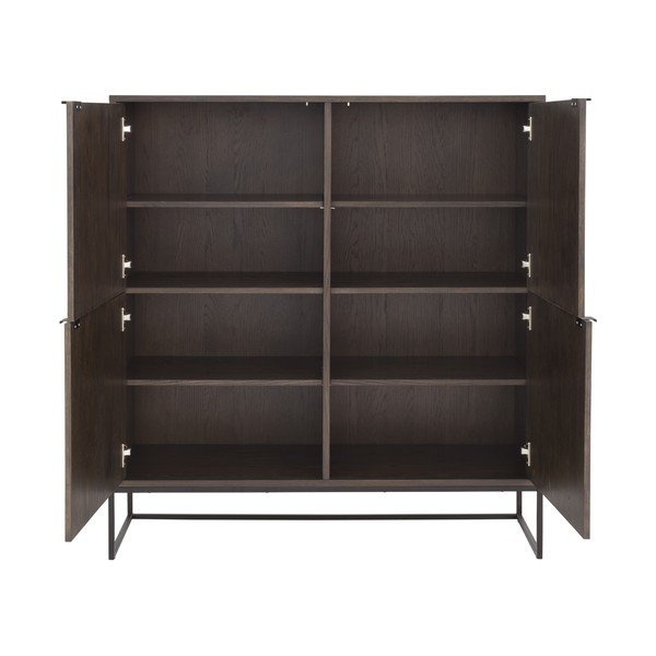 Mobile marrone scuro in rovere 118x127 cm Bali - Tenzo-image-3