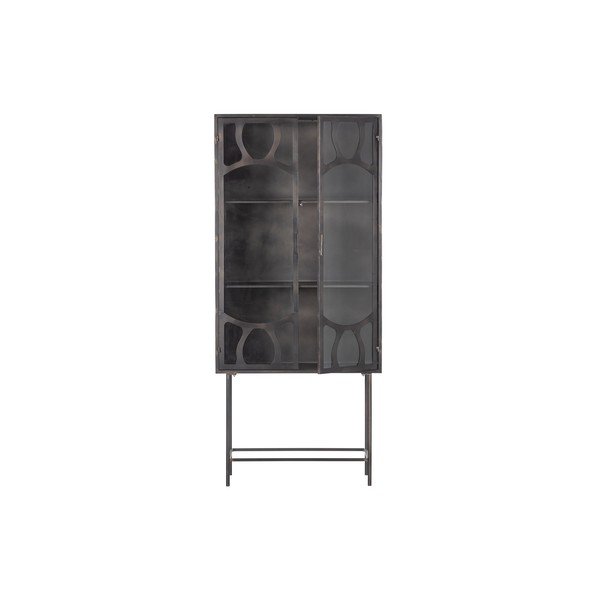 Vetrina in metallo antracite 81x181 cm Gracious - BePureHome-image-2