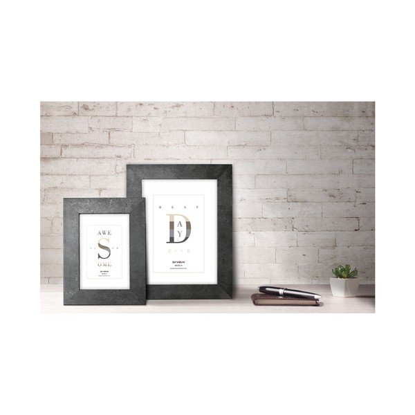 Cornice per foto grigio scuro Yellowstone, 40 x 50 cm - Styler