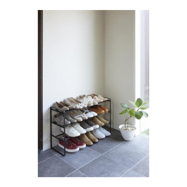 Scaffale nero regolabile a 3 livelli Maebashi - YAMAZAKI-image-2