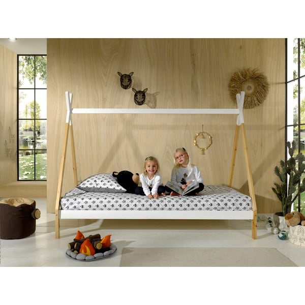 Letto bianco per bambini , 90 x 200 cm Tipi - Vipack-image-2
