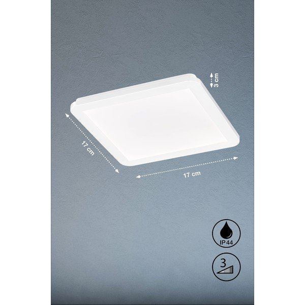 Plafoniera LED bianca 17x17 cm Gotland - Fischer & Honsel-image-3
