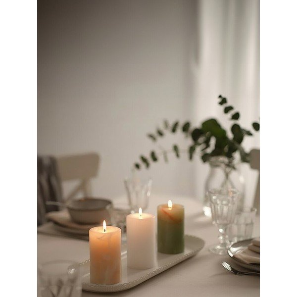 Portacandele in set in pietra per lumino 3 pz Oleena – Premier Housewares-image-4