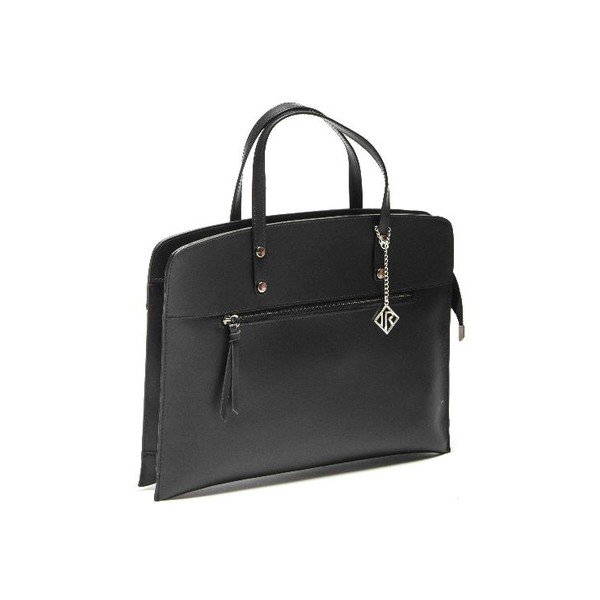 Kožená kabelka Isabella Rhea 398 Nero-image-1
