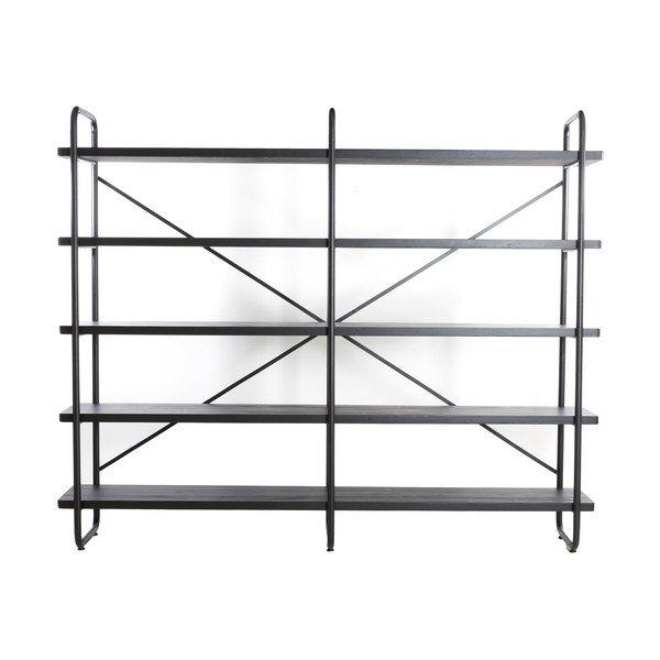 Scaffale nero 244x200 cm Callao - Light & Living