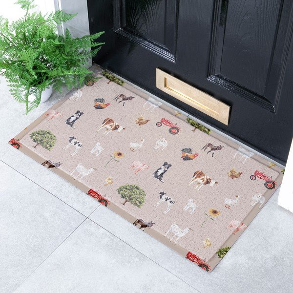 Zerbino in PVC 40x70 cm Farm Life – Artsy Doormats-image-1