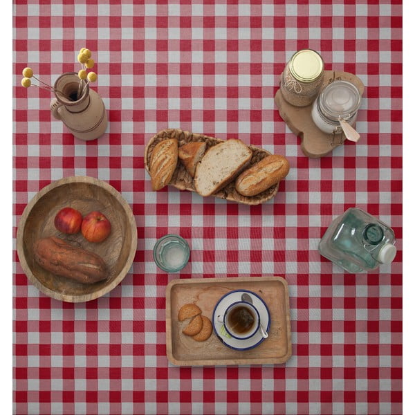 Tovaglia Rosso Vichy, 140 x 140 cm - Really Nice Things-image-2