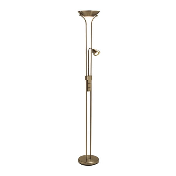 Lampada da terra color bronzo con paralume in metallo (altezza totale 180 cm) Detroit – Markslöjd