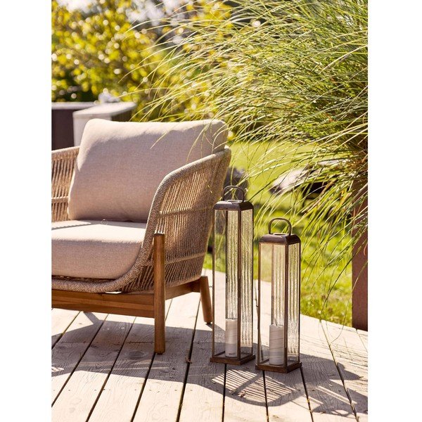 Lanterna in metallo/in vetro (altezza totale 49 cm) Herslev – House Nordic-image-1