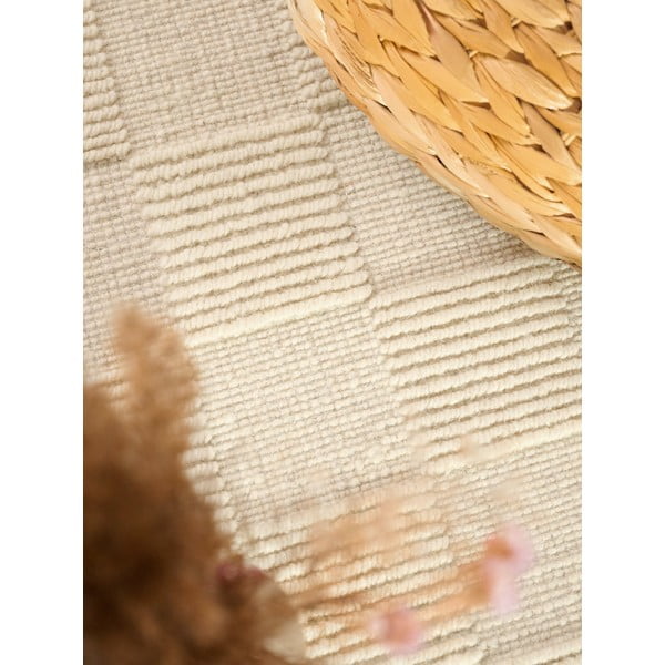 Passatoia color crema in lana tessuta a mano 80x200 cm Scala – Villeroy&Boch-image-4