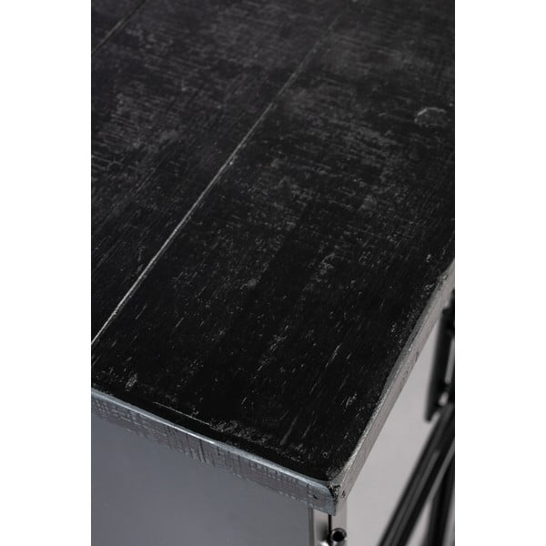 Vetrina in metallo nero 65x105 cm Ferre - White Label-image-4