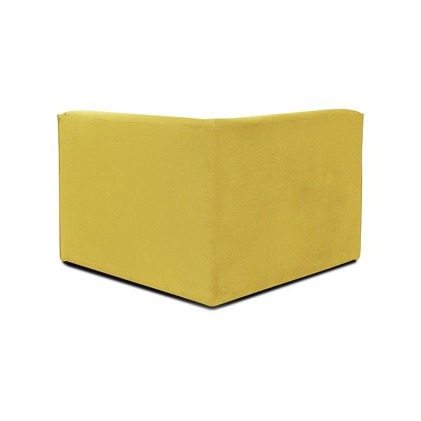 Modulo divano in velluto a coste giallo Sting - Scandic-image-3