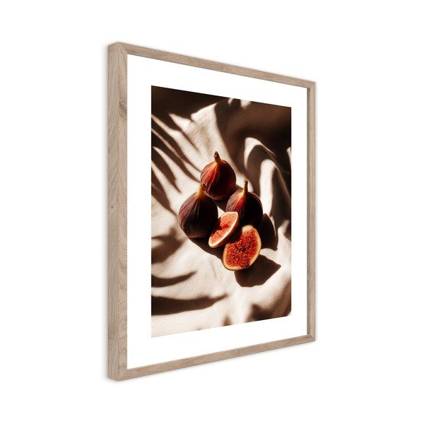 Dipinto stampato con cornice inclusa 40x50 cm Ripe Figs – Styler-image-4