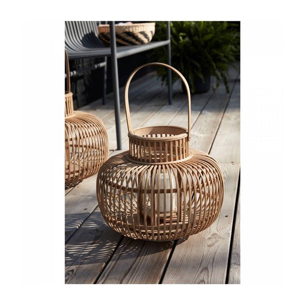 Set di 2 lanterne in bambù Bambù Desert - Hübsch-image-4