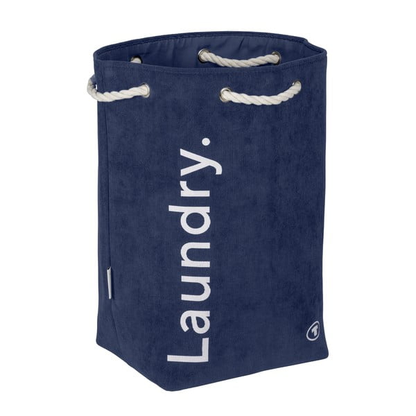 Cesta per il bucato blu scuro in tessuto 35,5 l Tom Tailor – Wenko