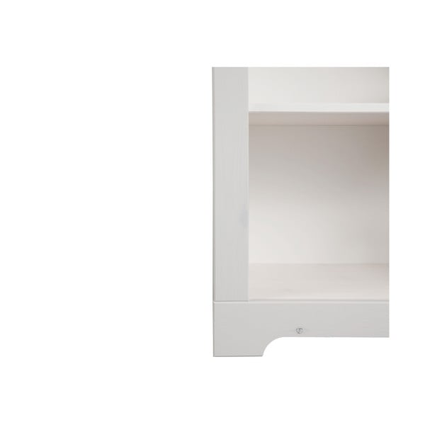Libreria in legno di pino bianco 50x135 cm Cubrix - Støraa-image-4