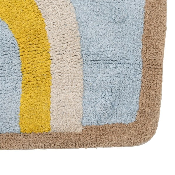 Tappeto per bambini in cotone azzurro 74x100 cm House - Ixia-image-4