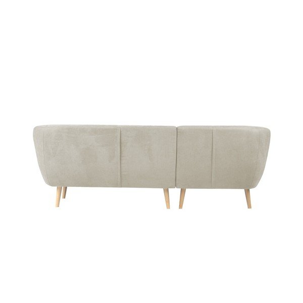 Divano beige con lettino sul lato sinistro Sardaigne - Mazzini Sofas-image-3