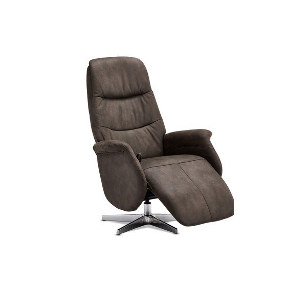 Poltrona relax grigio-marrone Delta - Furnhouse-image-2