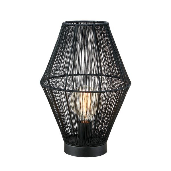Lampada da tavolo nera con paralume in metallo (altezza 38 cm) Casa - Markslöjd