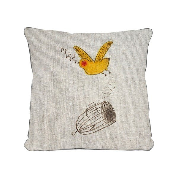 Cuscino beige Libero, 45 x 45 cm - Surdic