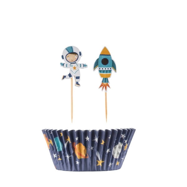 Set papírových košíčků a zápichů na cupcaky Mason Cash Space