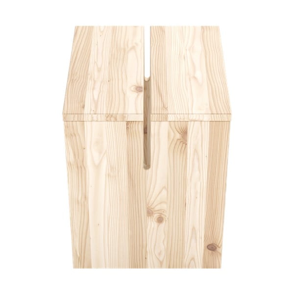 Sgabello di colore naturale in pino massiccio Join-In – Karup Design-image-3