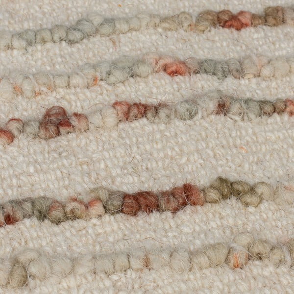 Tappeto arancione/color crema in lana 200x290 cm Abstract Swirl – Flair Rugs-image-3