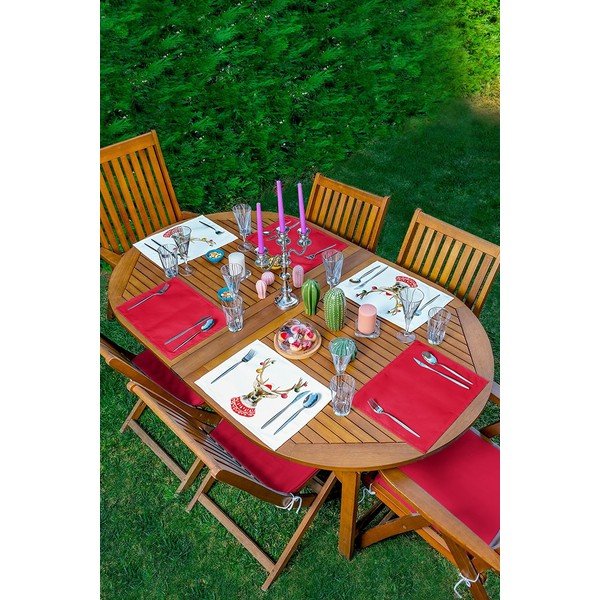 Tovaglietta di stoffa natalizia 6 pezzi 35x45 cm Six Ame Servis - Mila Home-image-1