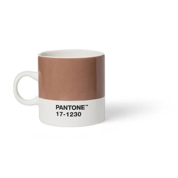 Tazzina da caffè in ceramica marrone chiaro 120 ml Mocha Mousse 17-1230 - Pantone