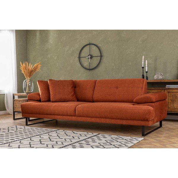 Divano arancione 239 cm Mustang - Balcab Home-image-4