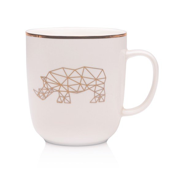 Hrnek z kostního porcelánu Sabichi Ronnie, 380 ml
