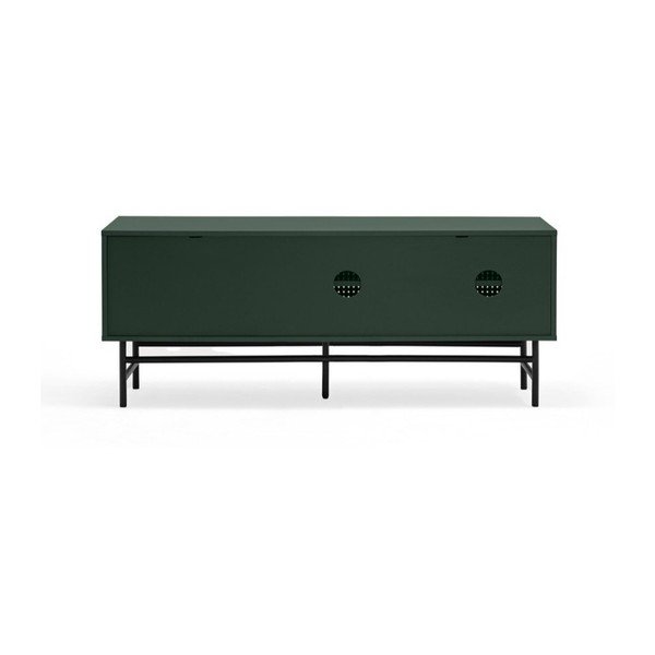 Tavolo TV verde scuro 140x52 cm Punto - Teulat-image-2