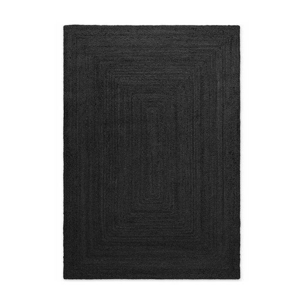 Tappeto nero in iuta reversibile/tessuto a mano 200x300 cm Juno – Hanse Home-image-4