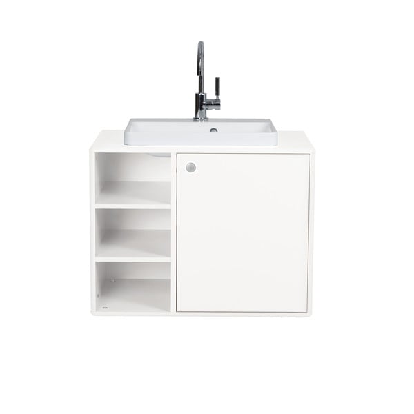 Mobile sospeso bianco con lavabo senza miscelatore 80x62 cm Color Bath - Tom Tailor