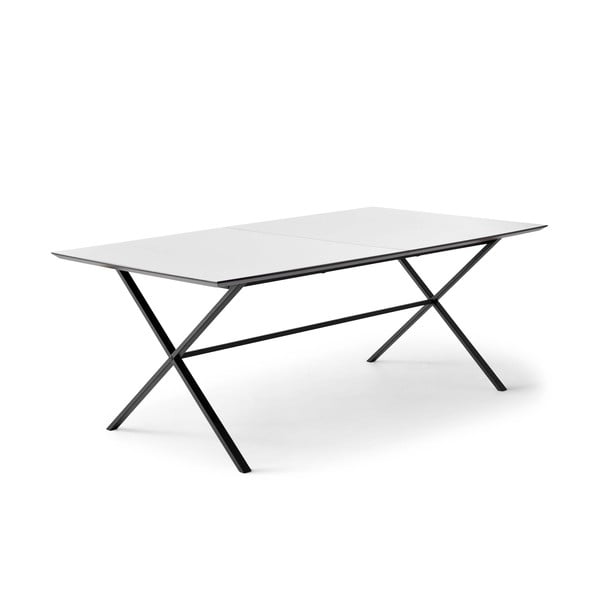 Tavolo da pranzo pieghevole bianco con piano bianco 90x165 cm Meza - Hammel Furniture